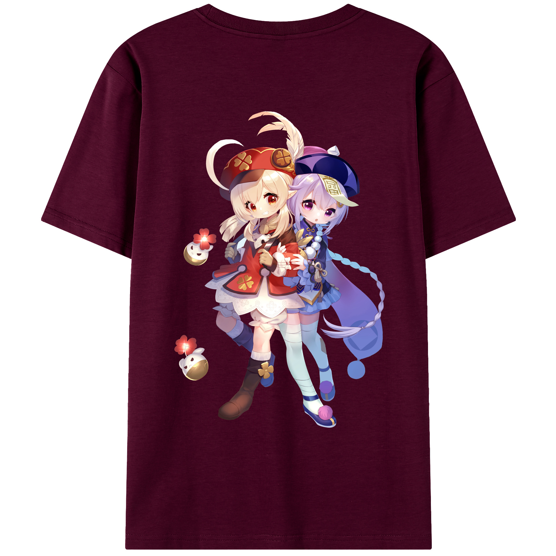 げんし神 七七 なな  genshin Nana レディース半袖Tシャツ(バックプリント)